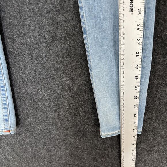 True Religion Jennie Curvy Skinny Jeans Women's 24 Light Wash Blue Stretch Denim - Picture 6 of 15